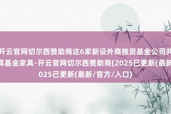 开云官网切尔西赞助商这6家新设外商独资基金公司共获批41只公募基金家具-开云官网切尔西赞助商(2025已更新(最新/官方/入口)