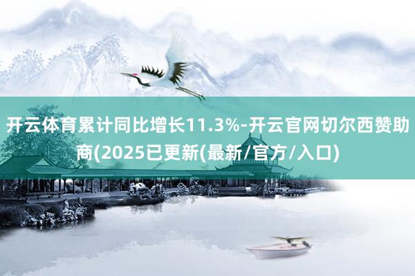 开云体育累计同比增长11.3%-开云官网切尔西赞助商(2025已更新(最新/官方/入口)